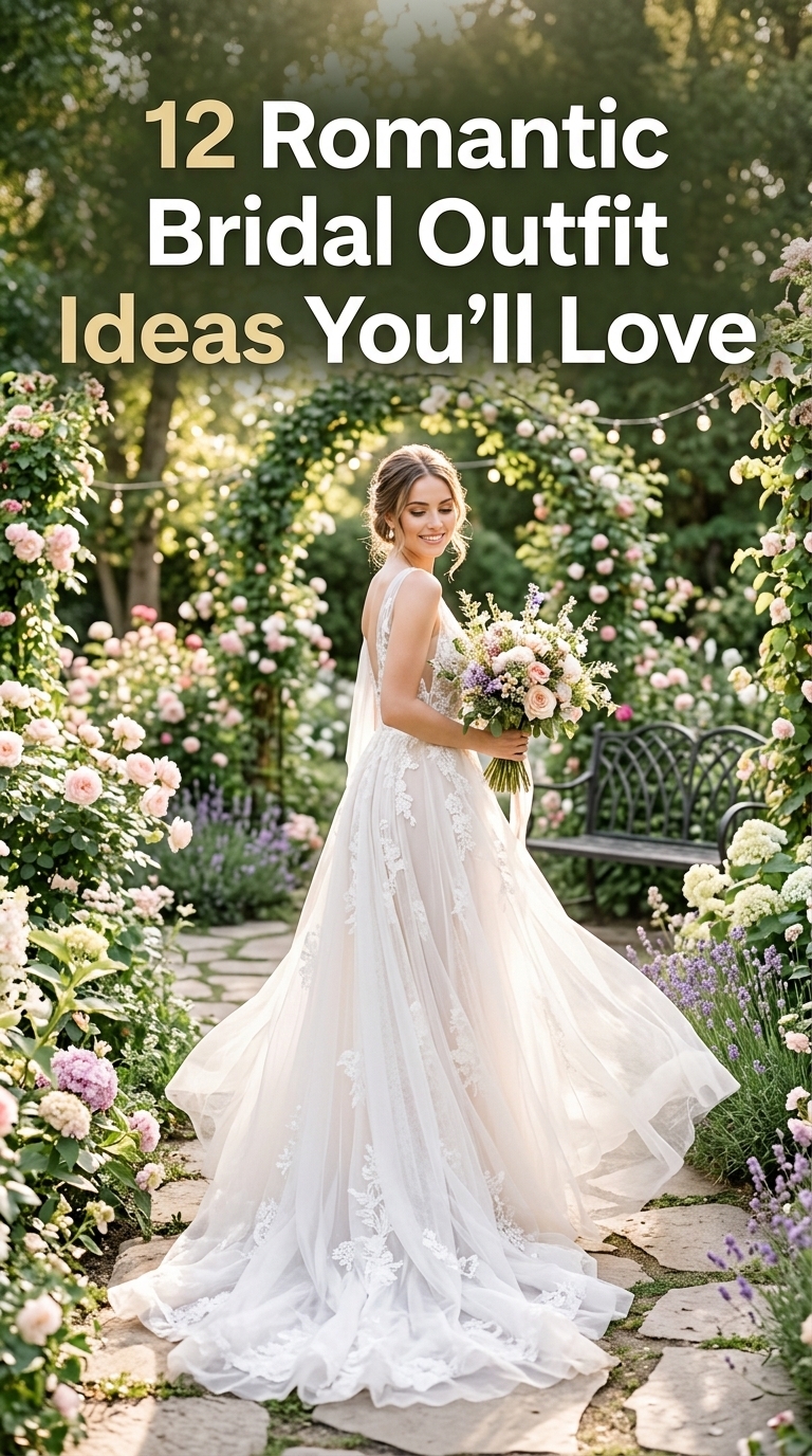 12 Romantic Bridal Outfit Ideas You’ll Love