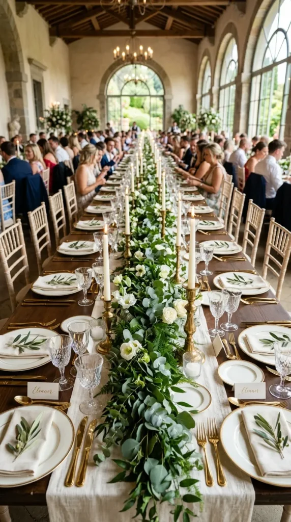 Add Fresh Greenery Garlands