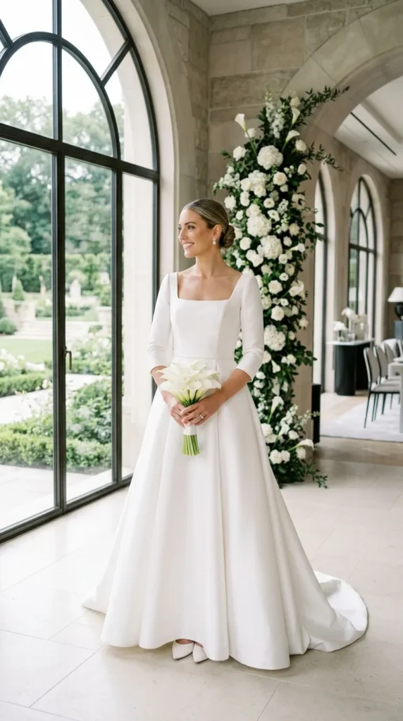 Architectural Minimalist Bridal Style