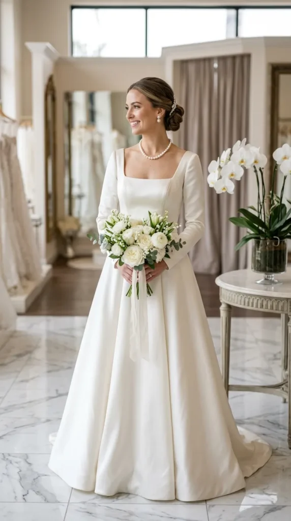 Balance a Square Neckline
