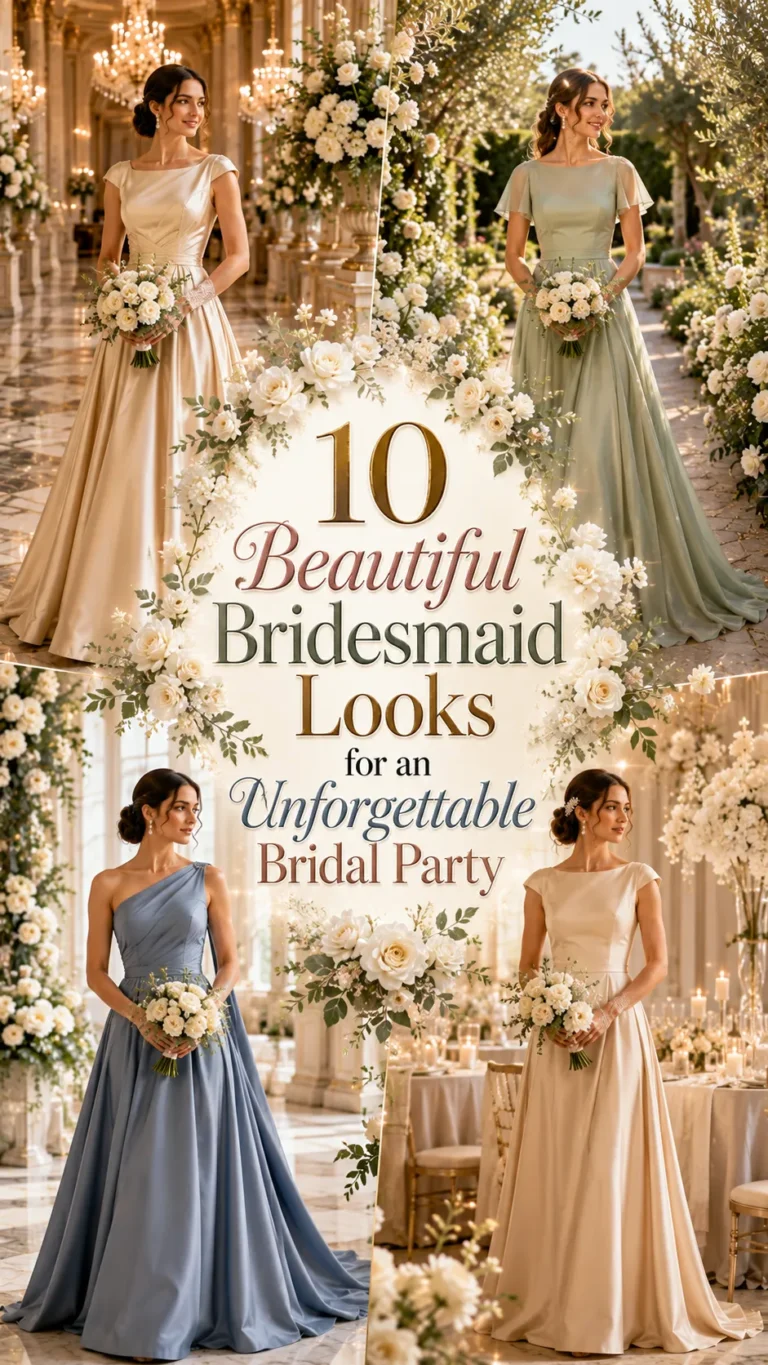 Beautiful Bridesmaid Looks for an Unforgettable Bridal Party