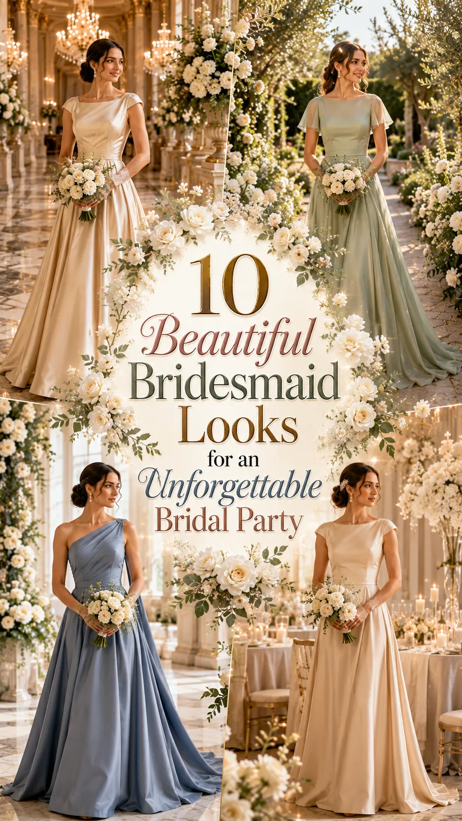 Beautiful Bridesmaid Looks for an Unforgettable Bridal Party