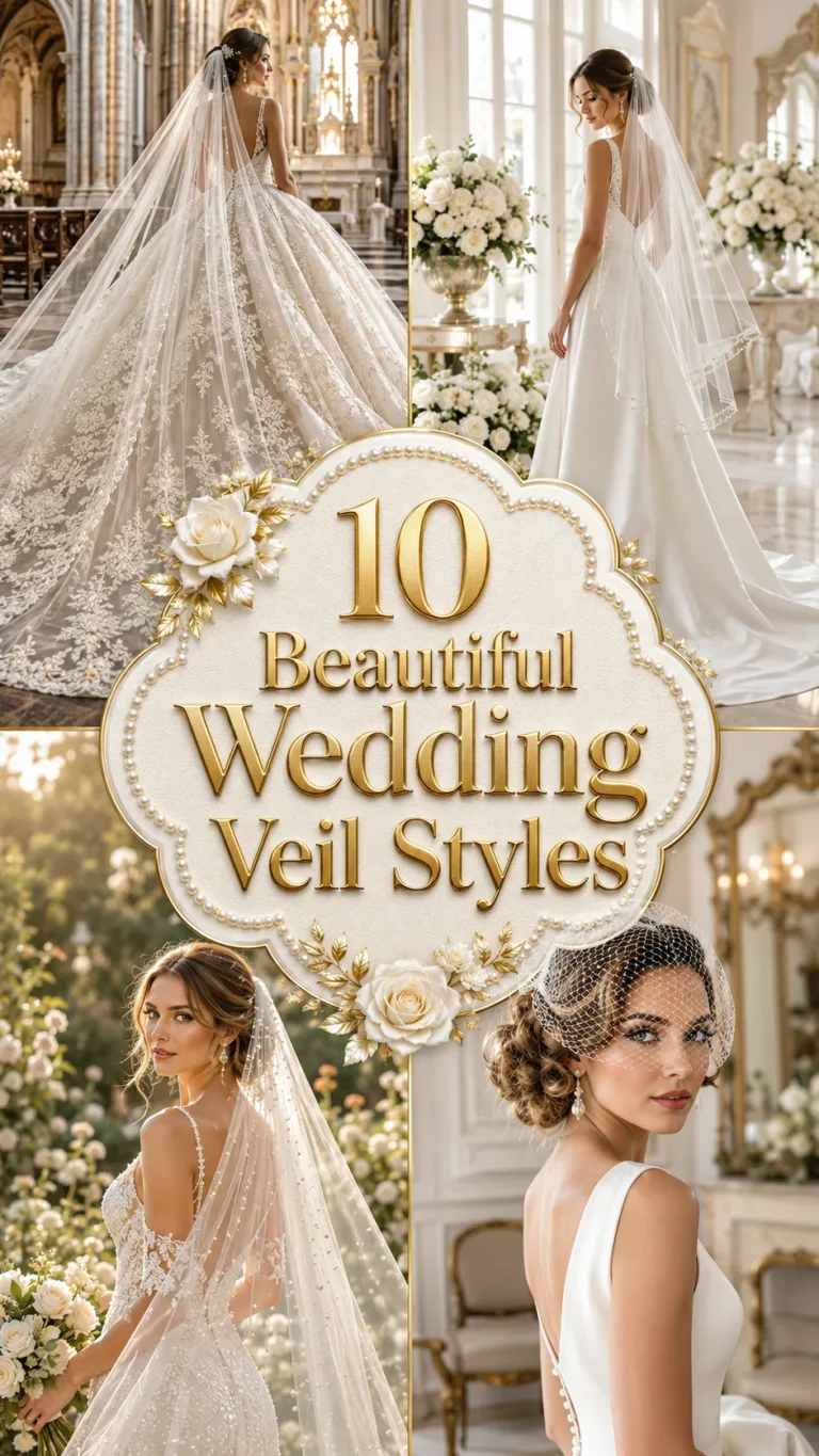 Beautiful Wedding Veil Styles Every Bride Should See