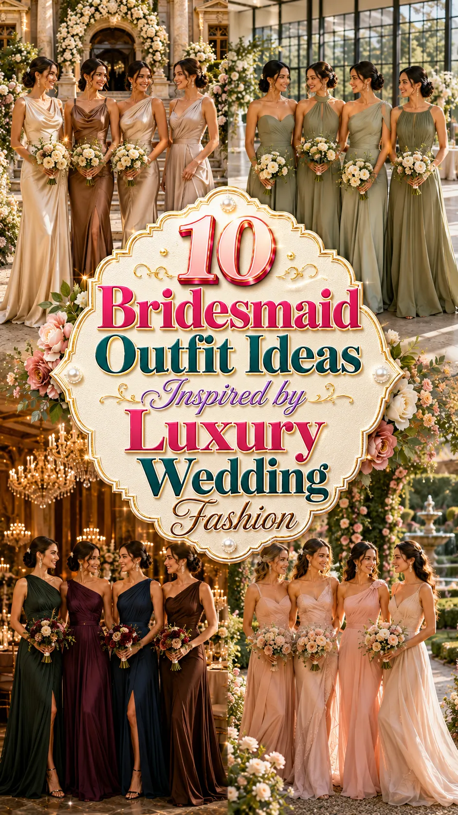 Bridesmaid Outfit Ideas Inspired by Luxury Wedding Fashion