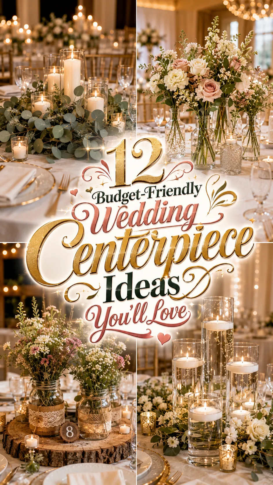 Budget-Friendly Wedding Centerpiece Ideas You'll Love