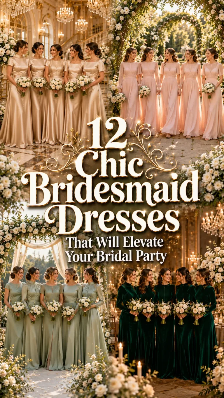 Chic Bridesmaid Dresses That Will Elevate Your Bridal Party