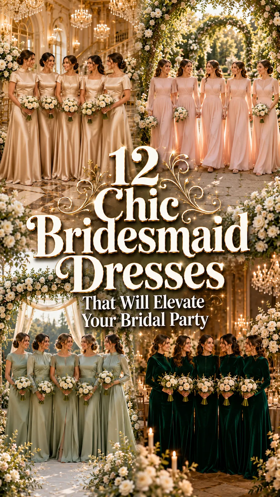 Chic Bridesmaid Dresses That Will Elevate Your Bridal Party