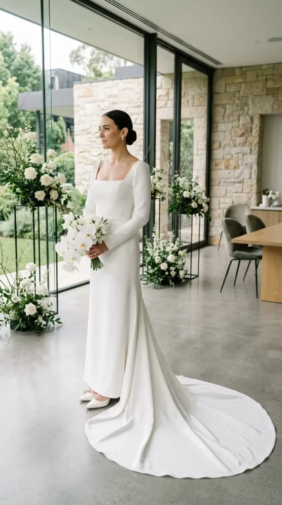 Chic Square-Neck Silhouette