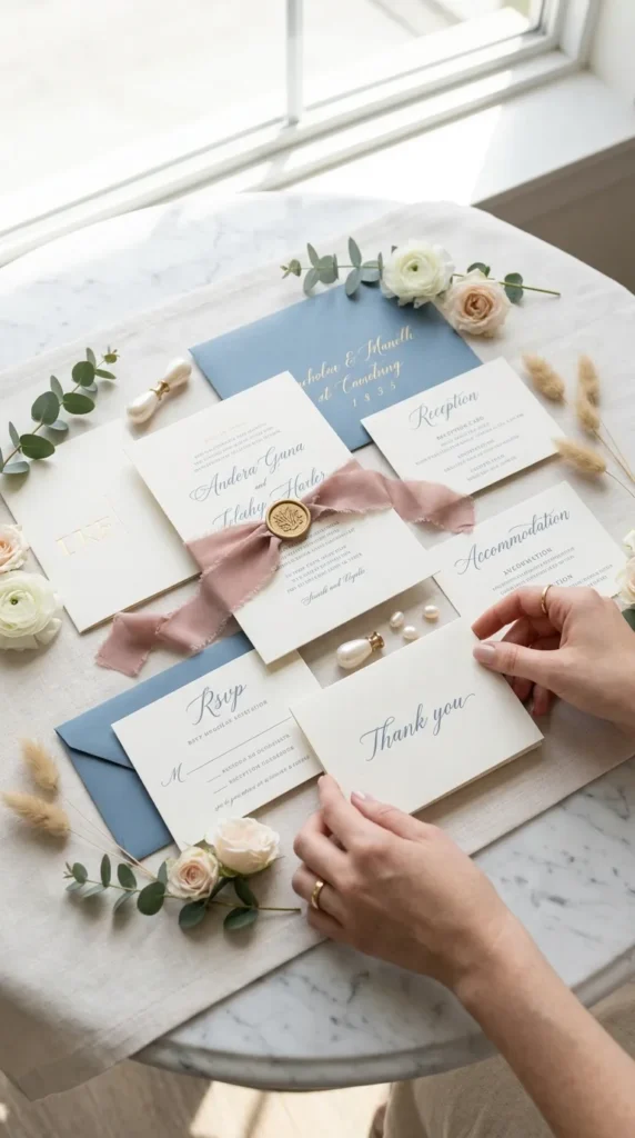 Complete the Suite with Coordinated Stationery