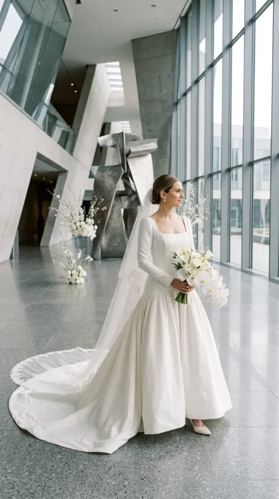 Contemporary Drop-Waist Gowns