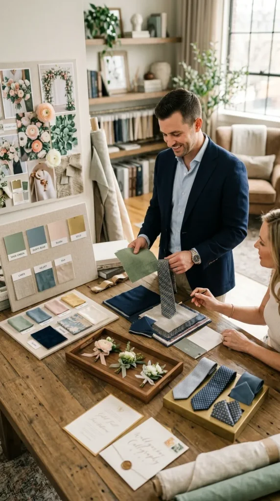 Coordinate with the Overall Wedding Style