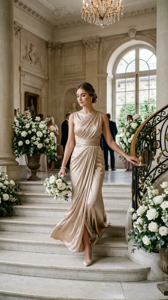 Couture-Inspired Draped Gowns