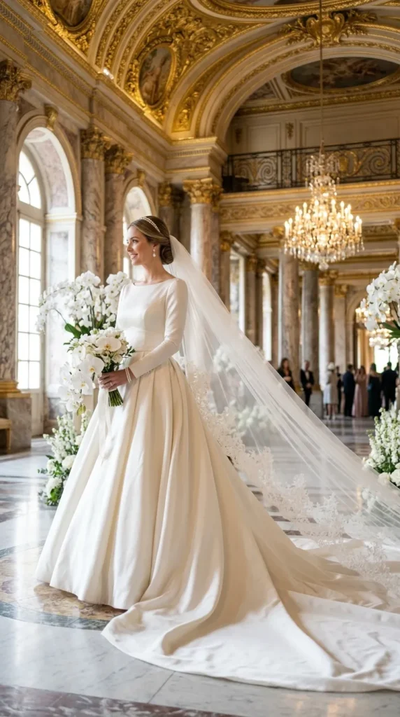Couture-Inspired Silk Ball Gown