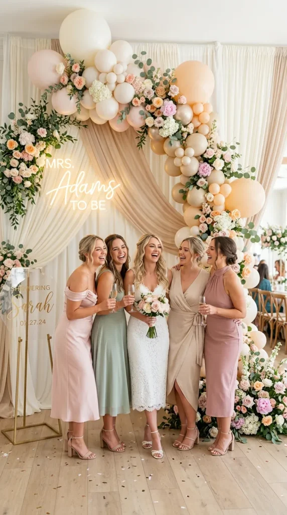 Create a Picture-Perfect Balloon and Floral Backdrop