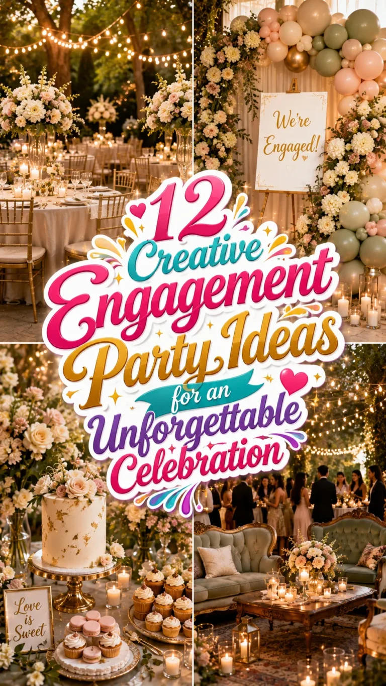 12 Creative Engagement Party Ideas for an Unforgettable Celebration
