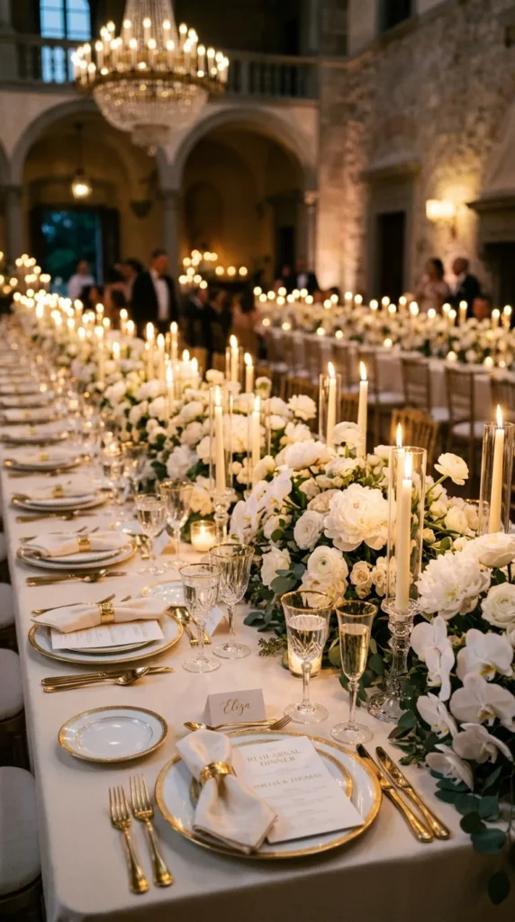 Decorate with Candlelight and Flowers