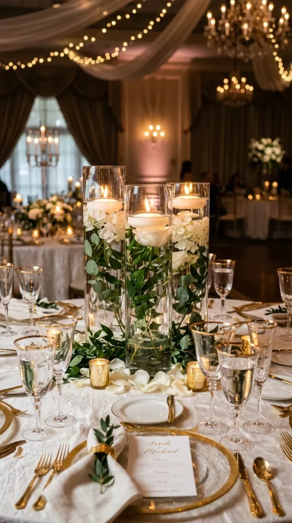 Decorate with Floating Candles