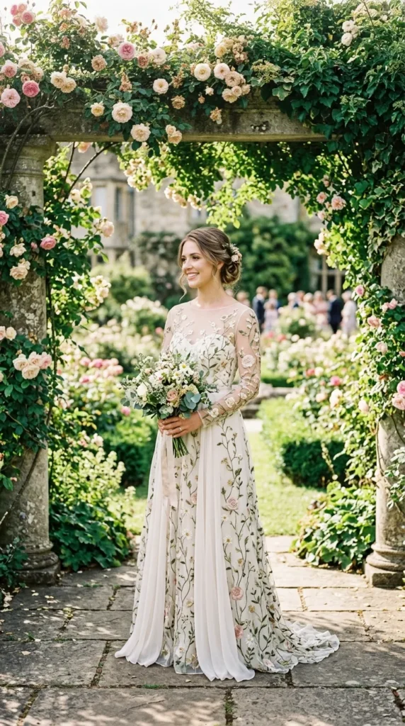 Delicate Botanical Embroidery