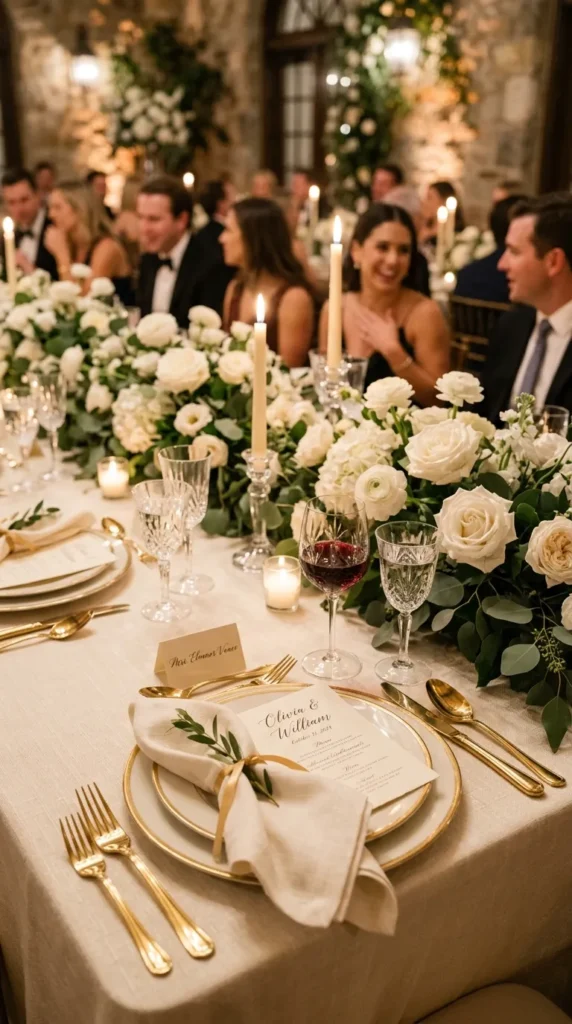 Design Romantic Reception Tables