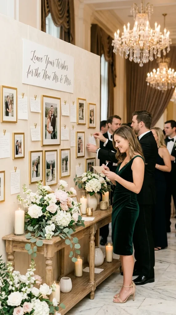 Display a Memory or Guest Message Wall
