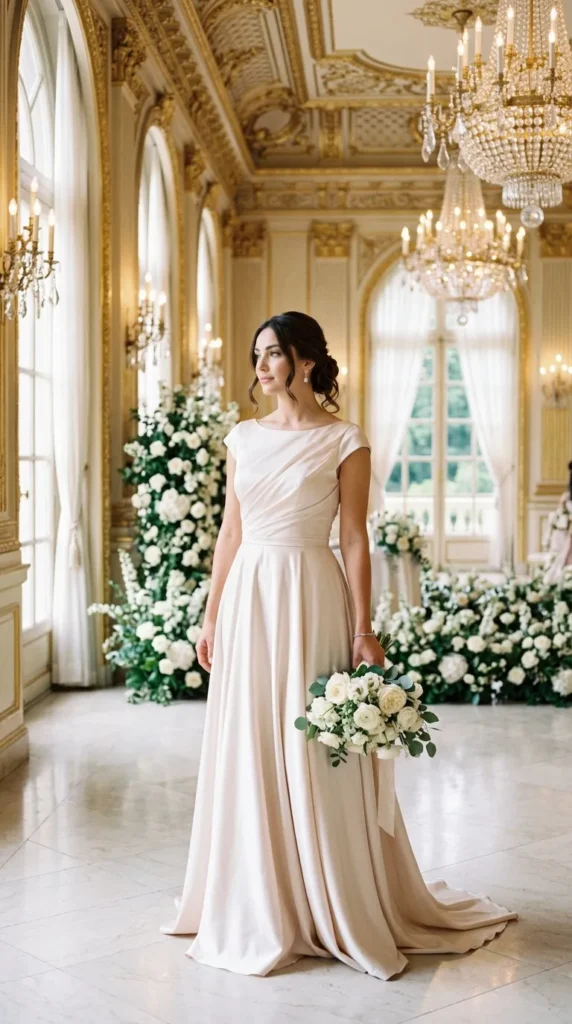 Dresses with Soft Draped Bodices