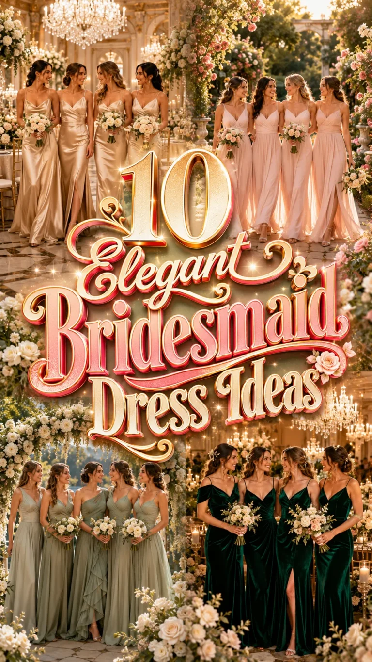 Elegant Bridesmaid Dress Ideas Every Bridal Party Will Love