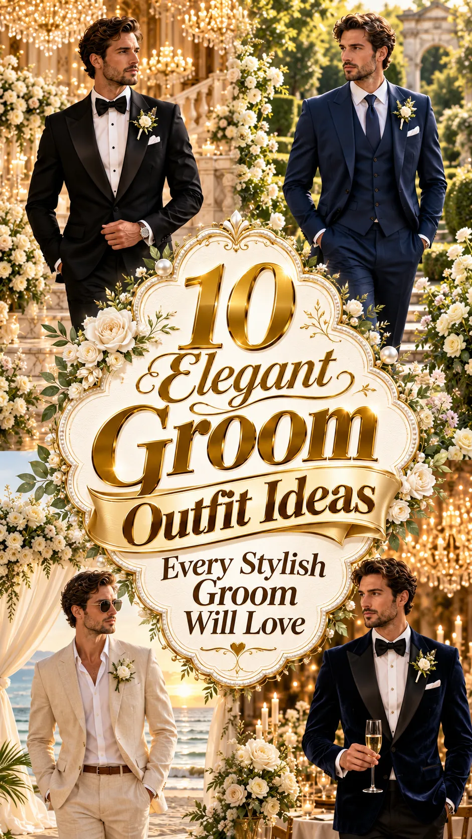 Elegant Groom Outfit Ideas Every Stylish Groom Will Love