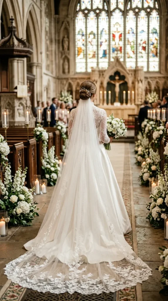 Elegant Hairstyle with a Statement Veil
