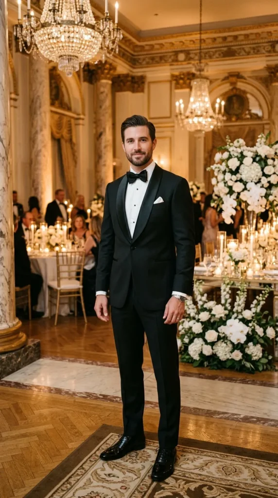 Elegant Shawl Lapel Tuxedo