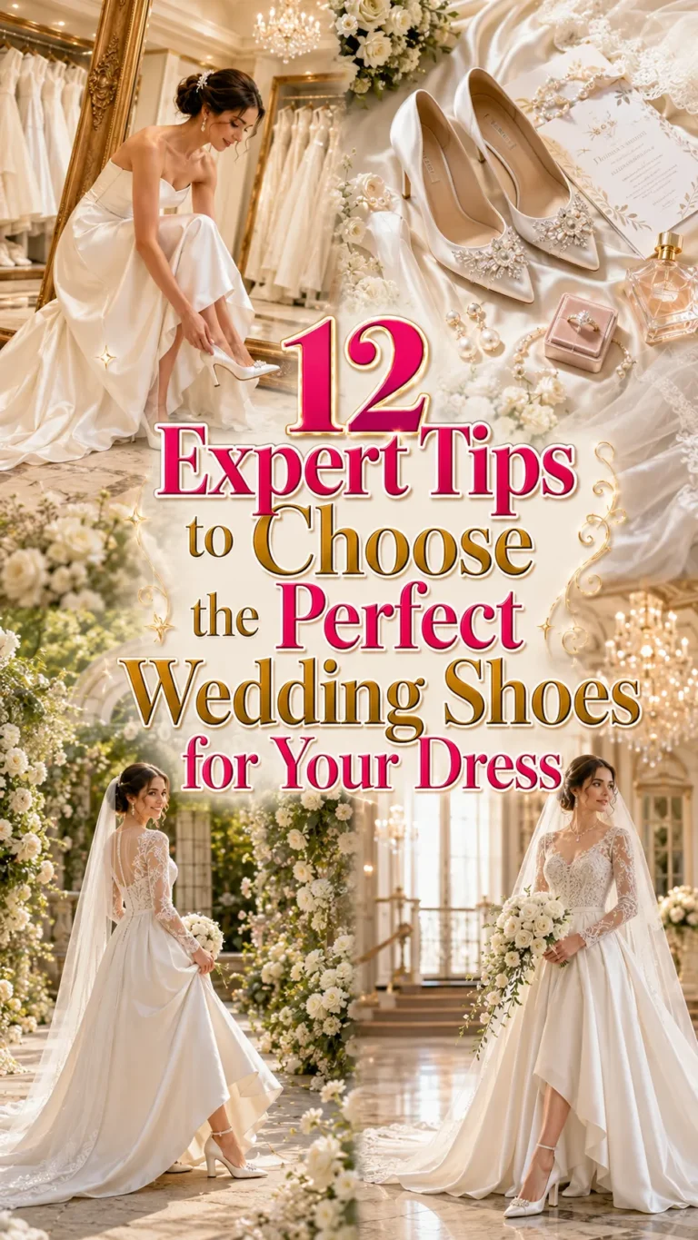 Expert Tips to Choose the Perfect Wedding Shoes for Your Dress