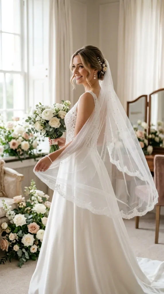 Fingertip Wedding Veil