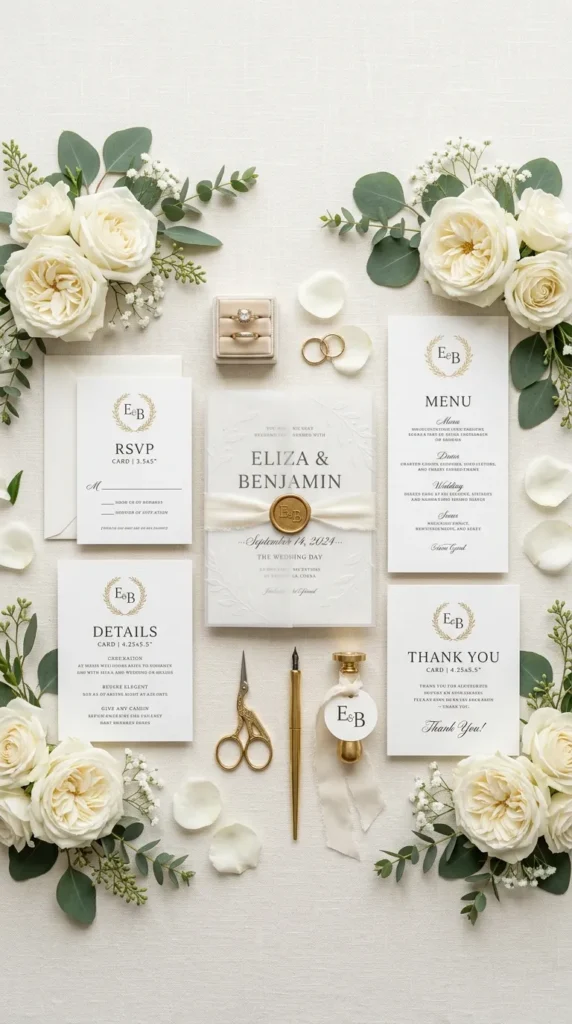 Finish with Coordinated Stationery
