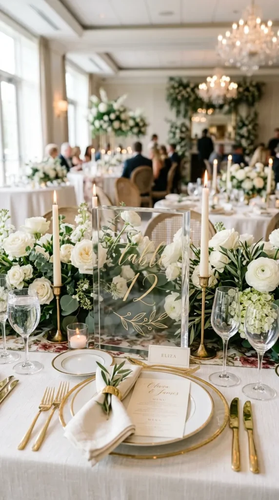 Finish with Elegant Table Numbers