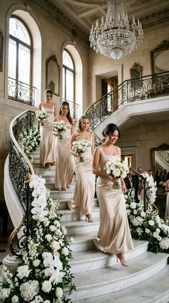 Floor-Length Satin Gowns