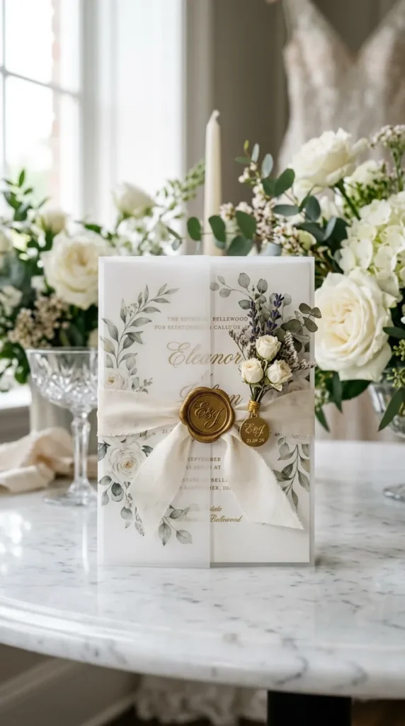 Floral Vellum Wraps