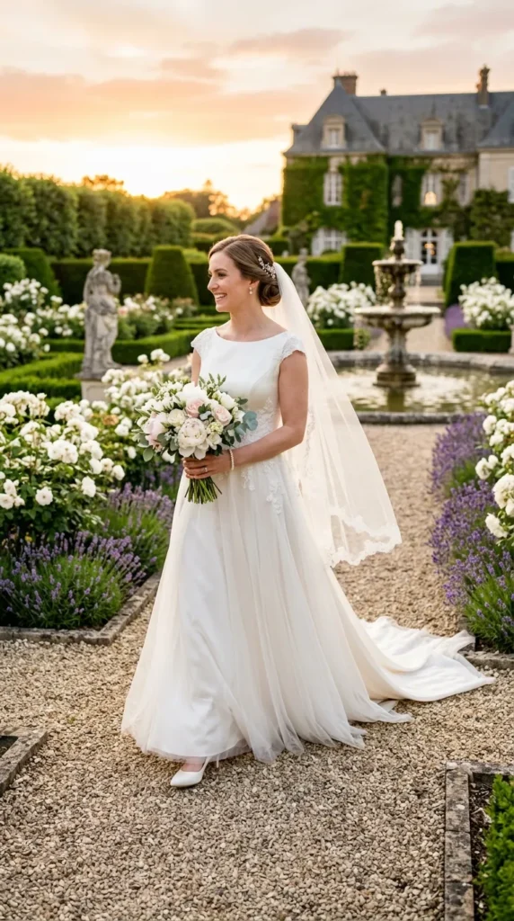 Graceful A-Line Wedding Dress