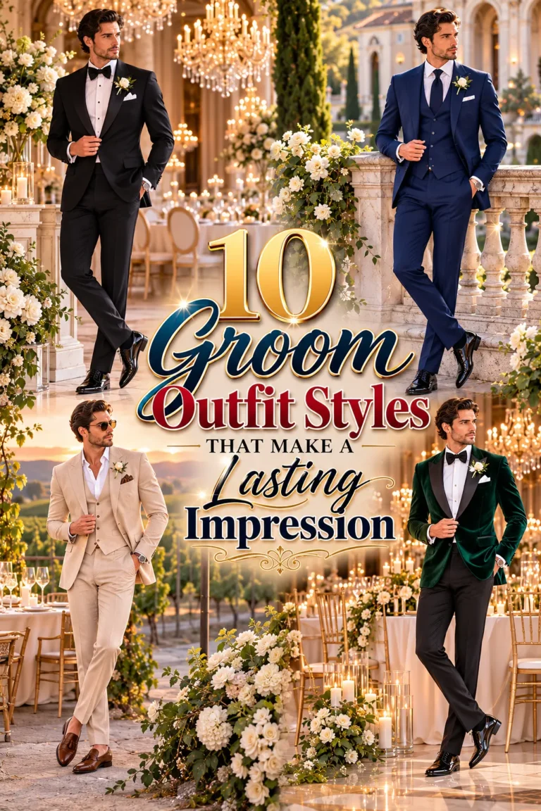 Groom Outfit Styles That Make a Lasting Impression