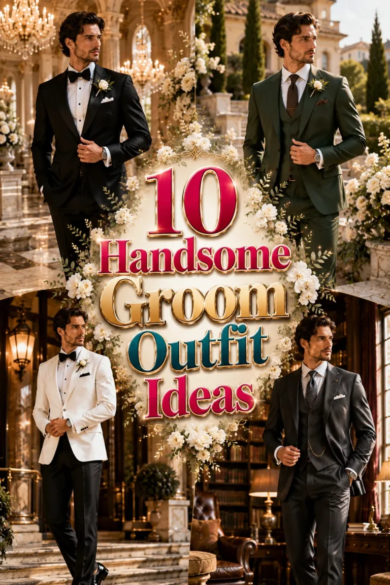Handsome Groom Outfit Ideas Tailored for Modern Weddings