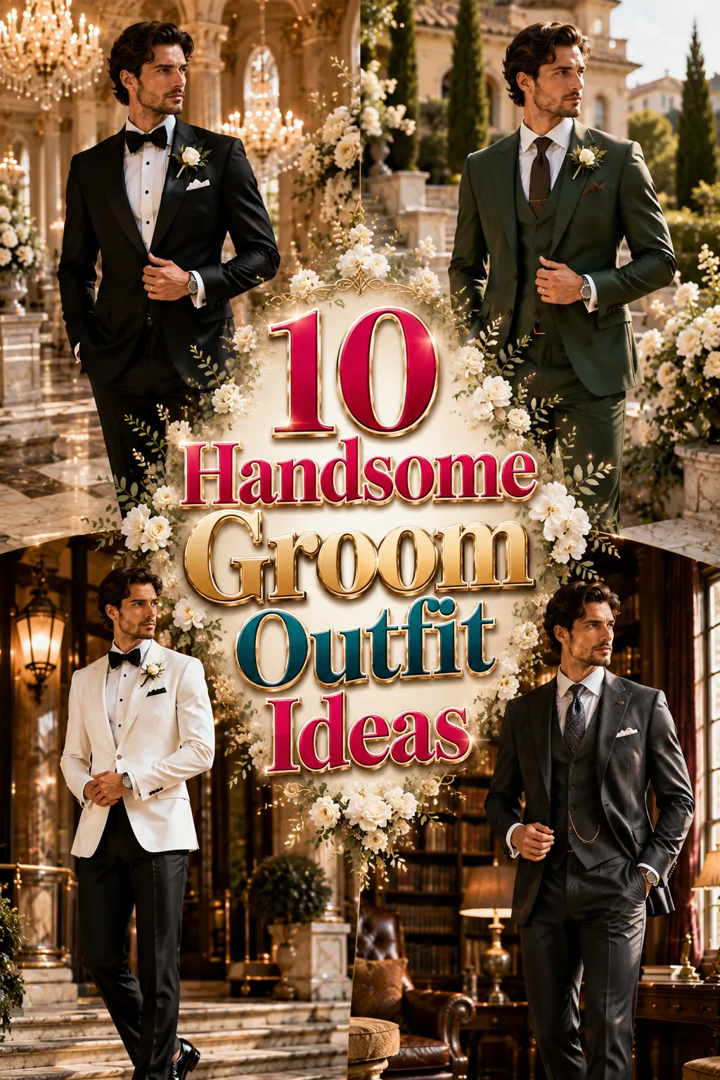 Handsome Groom Outfit Ideas Tailored for Modern Weddings