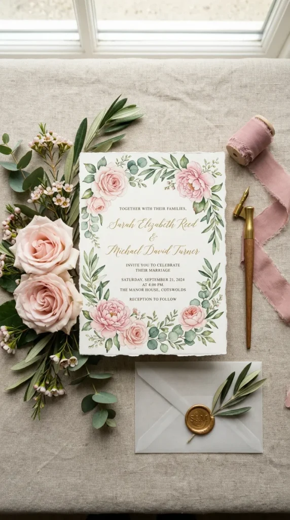 Incorporate Delicate Floral Illustrations