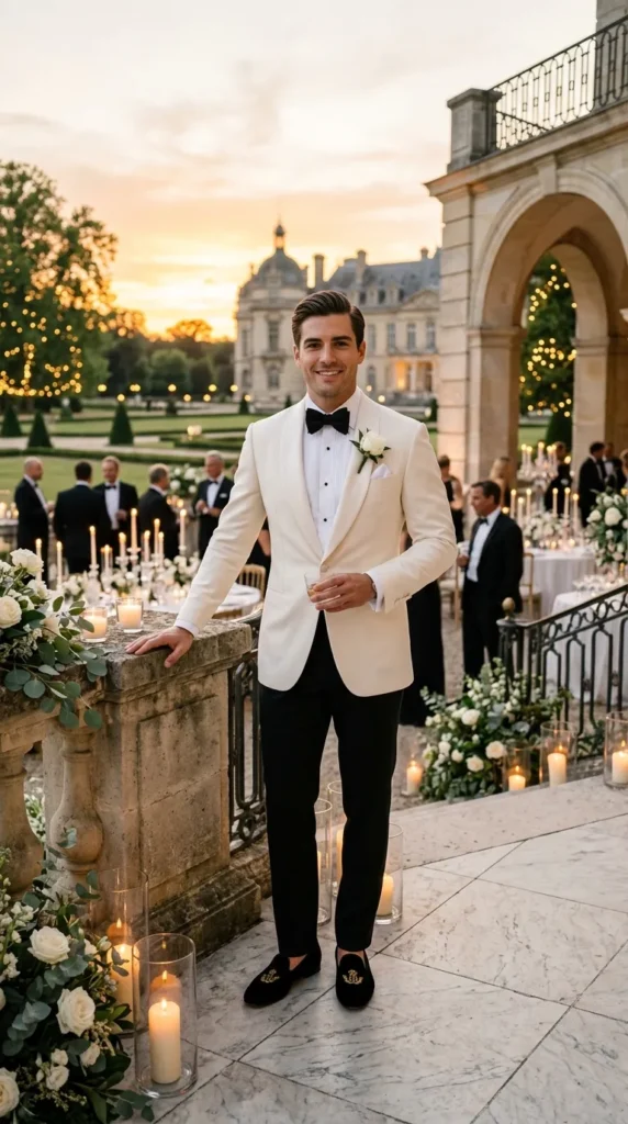 Ivory Dinner Jacket Ensemble