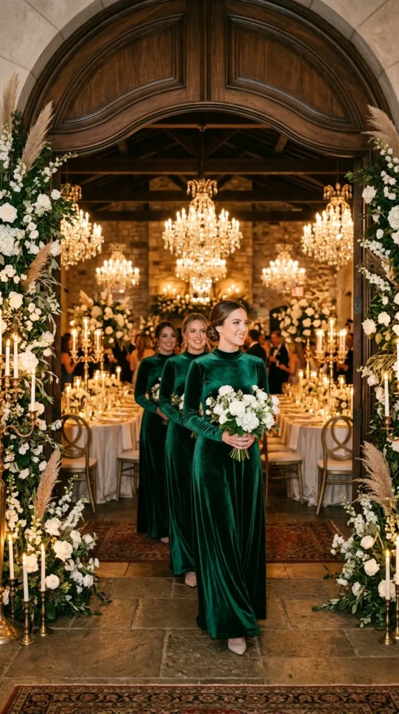 Jewel-Tone Bridesmaid Dresses