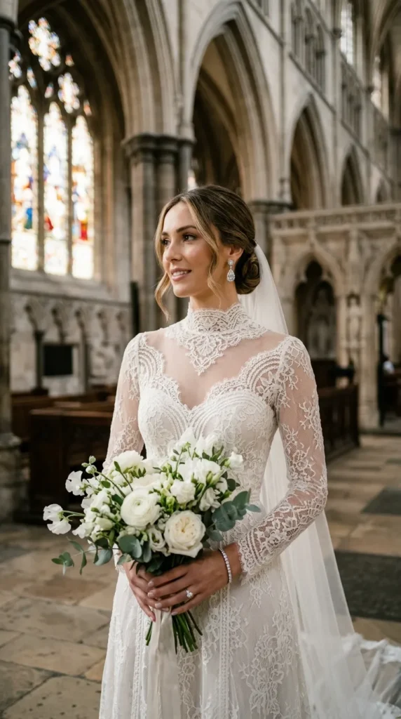 Keep High Necklines Simple