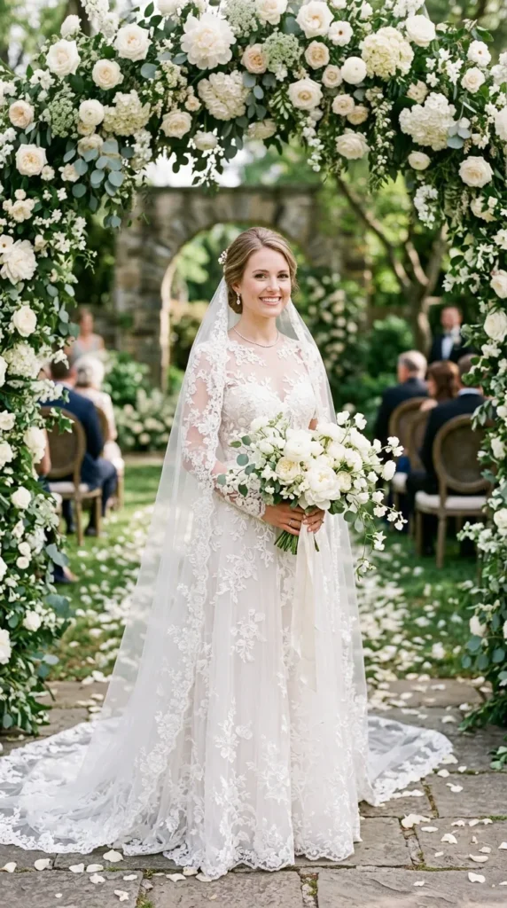 Lace-Trimmed Veil