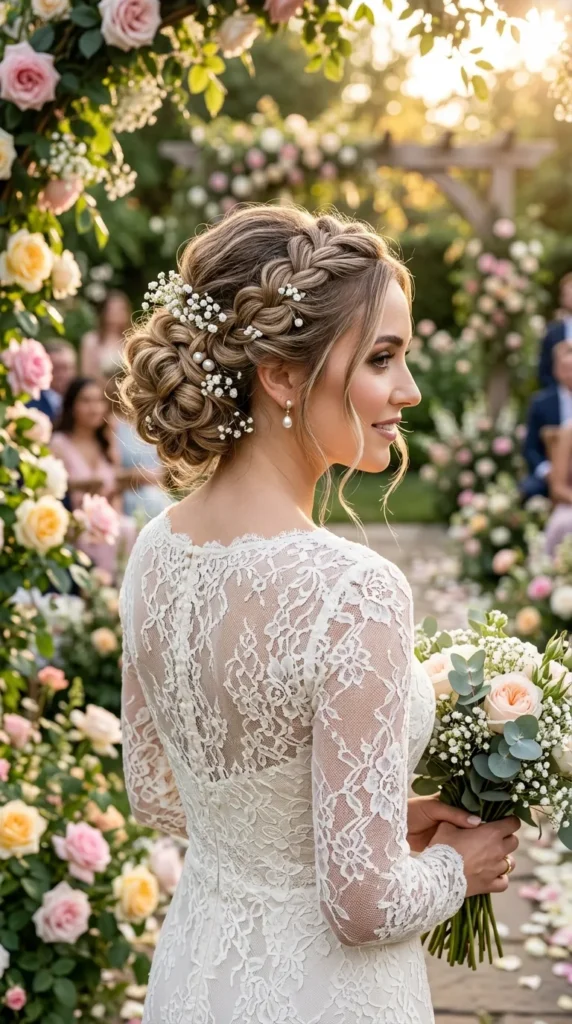 Loose Braided Updo