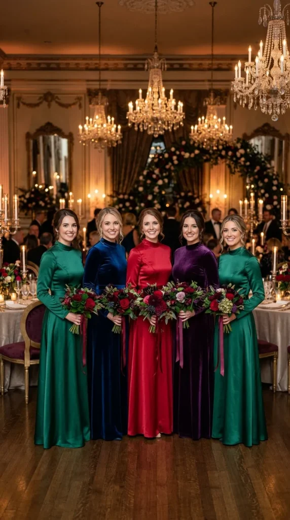 Luxurious Jewel-Tone Dresses