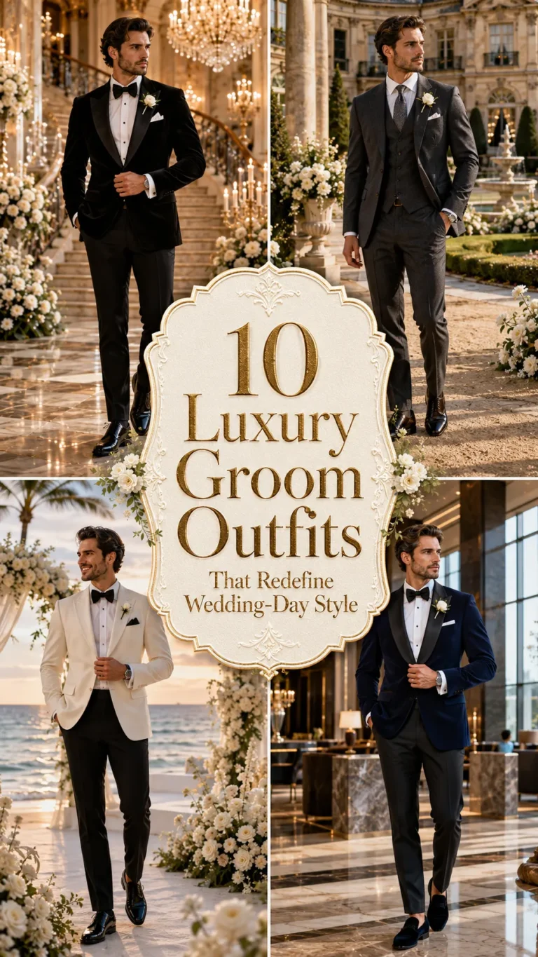 Luxury Groom Outfits That Redefine Wedding-Day Style