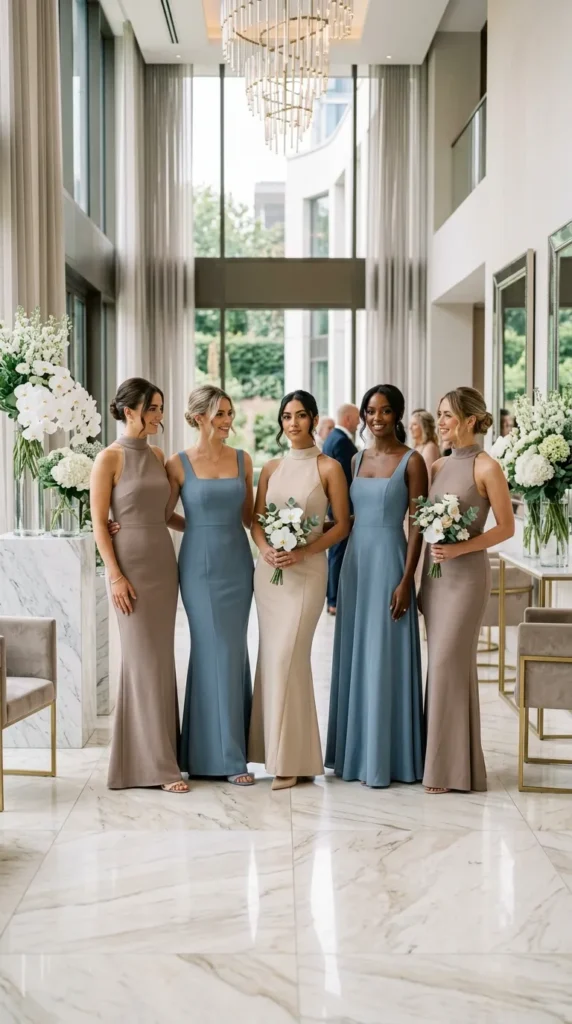 Minimalist Crepe Dresses