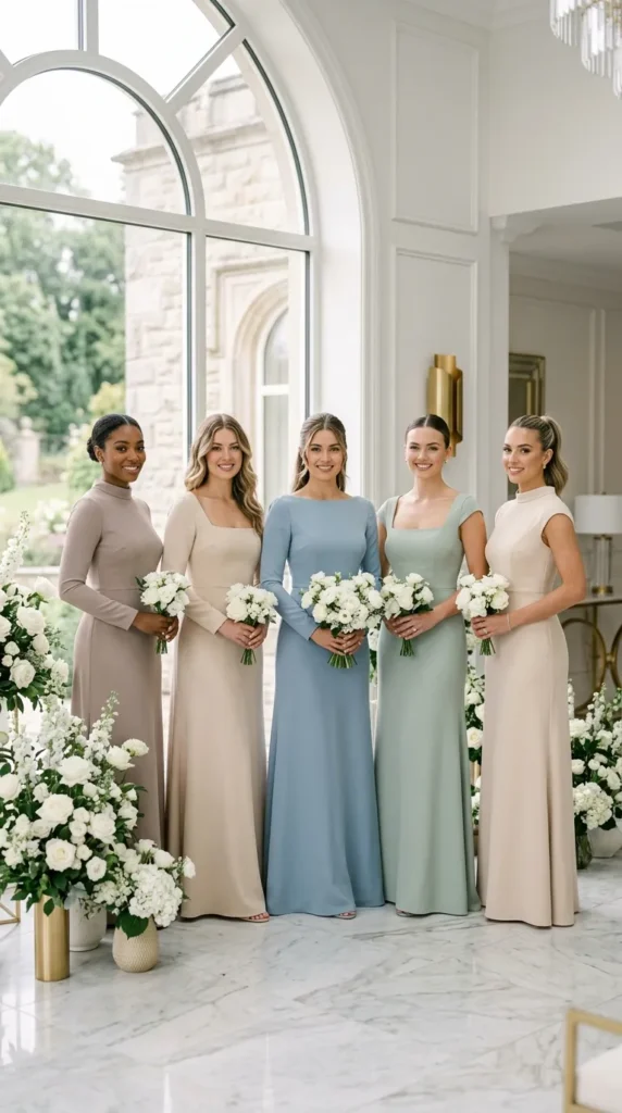 Minimalist Crepe Dresses