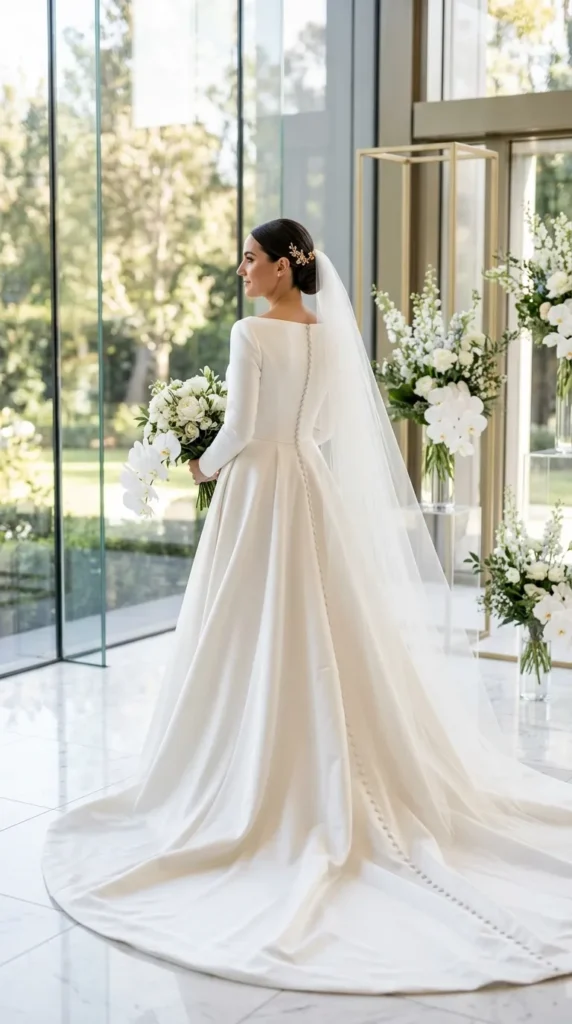 Minimalist Satin Dress